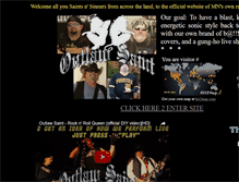 Tablet Screenshot of outlawsaint.net